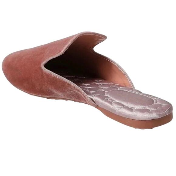 LC LAUREN CONRAD Adobe Rose Velvet Slide On Loafers, Size L 9 / 10 New with Tag - Picture 3 of 8